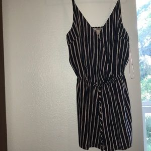 striped romper